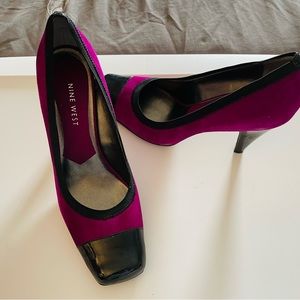 NOT FOR SALE  Suede/Leather Heels